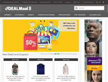 Tablet Screenshot of dealmaal.com